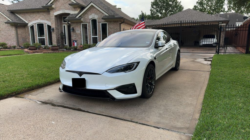 White 2026 Tesla Model S Plaid AWD Sedan All-Wheel Drive 1-Speed Automatic