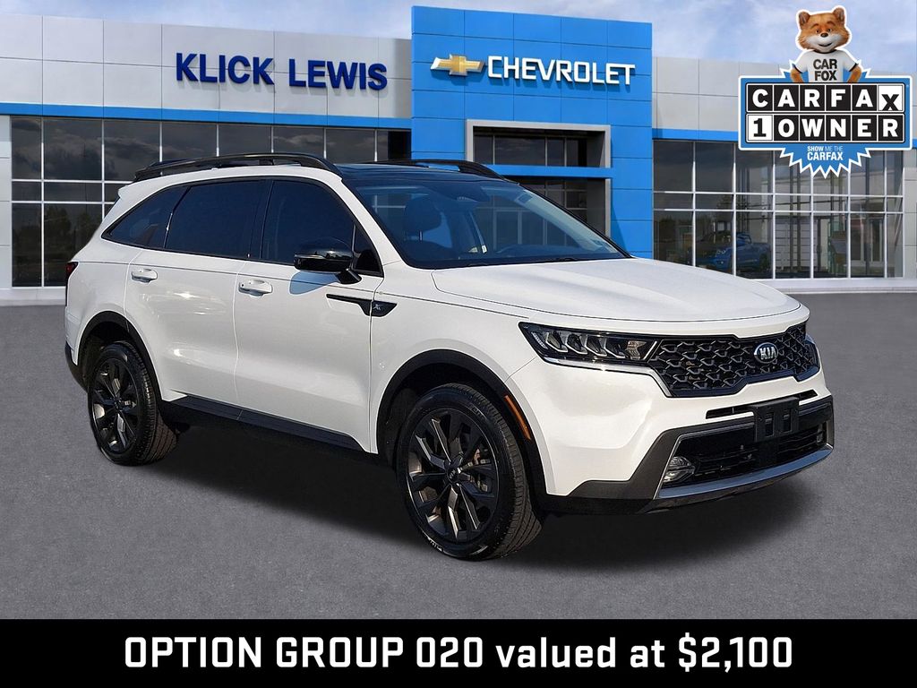 2021 Kia Sorento EX White at Bob Ruth Ford