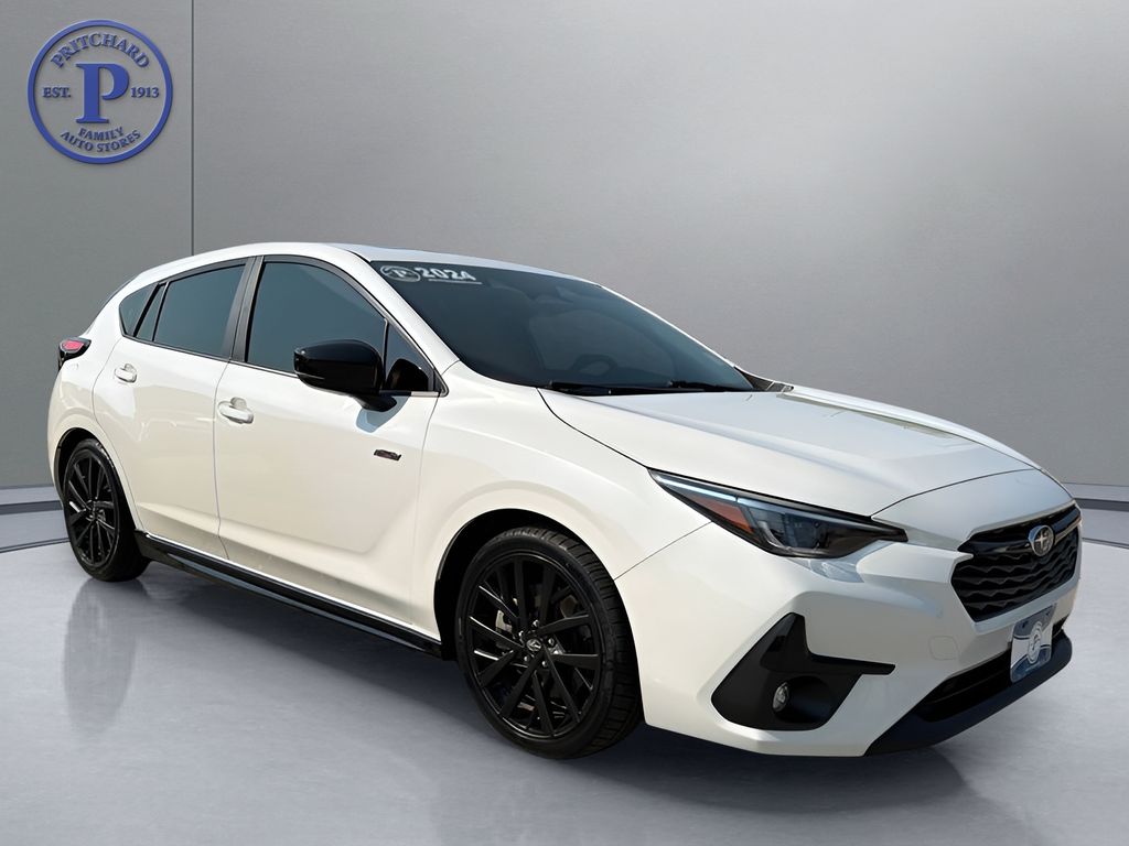 Crystal White Pearl 2024 Subaru Impreza Wagon All-Wheel Drive Continuously Variable Transmission