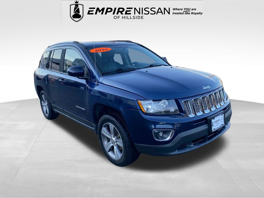 True Blue Pearlcoat 2016 Jeep Compass High Altitude Edition 4WD SUV / Crossover Four-Wheel Drive 6-Speed Automatic