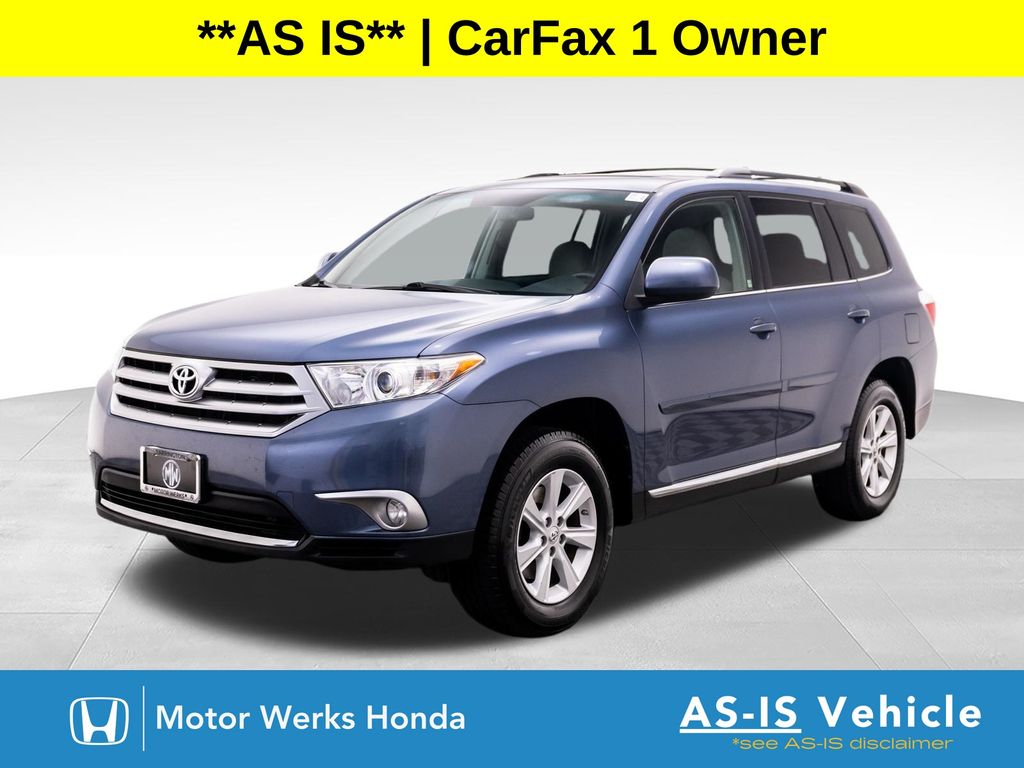 Shoreline Blue Pearl 2012 Toyota Highlander Base SUV / Crossover Front-Wheel Drive 6-Speed Automatic Overdrive