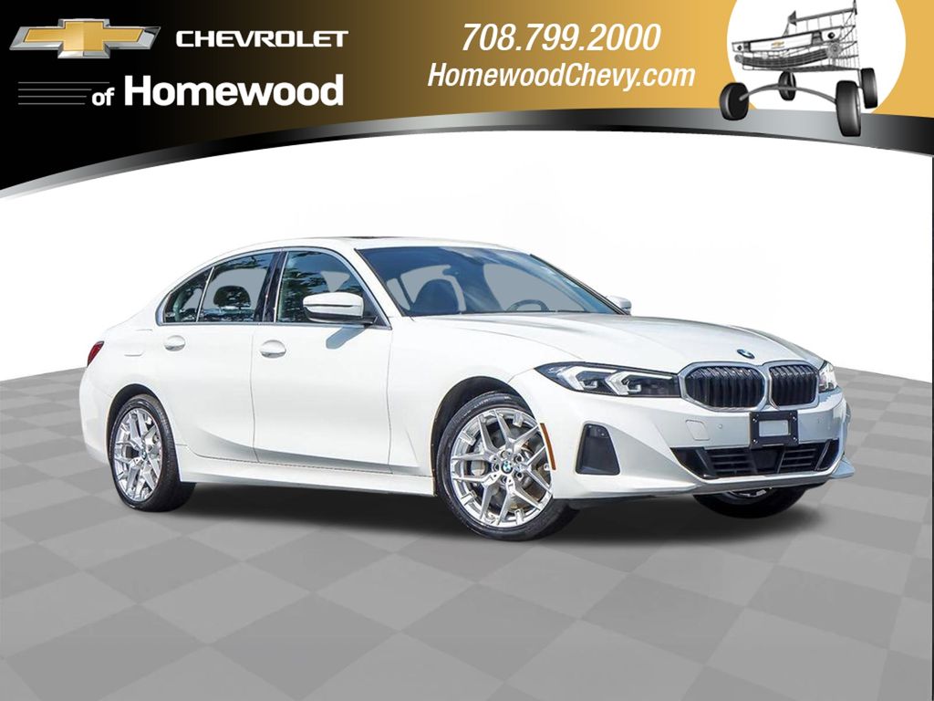 Alpine White 2025 BMW 3 Series Sedan All-Wheel Drive 8-Speed Automatic