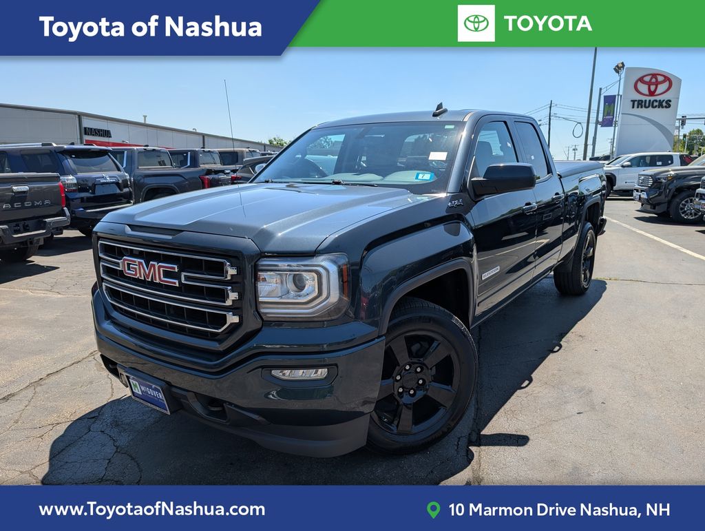Dark Slate Metallic 2017 GMC Sierra 1500 Base Double Cab 4WD Pickup Truck Four-Wheel Drive 6-Speed Automatic Overdrive