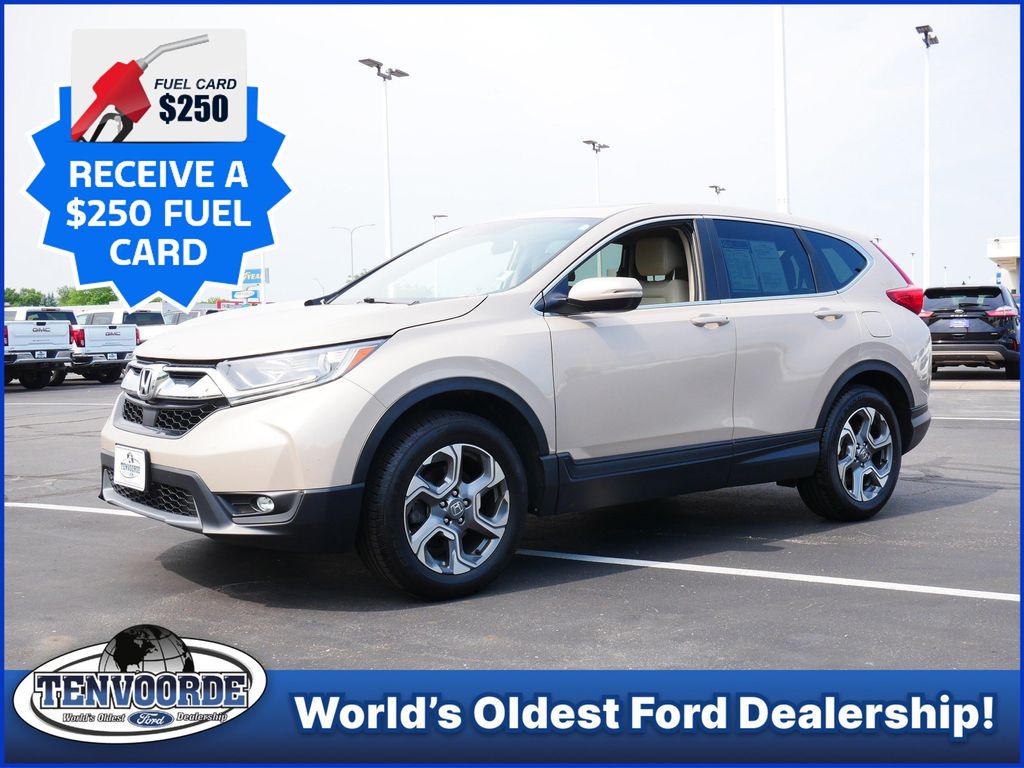 Brown (Tan) 2017 Honda CR-V SUV / Crossover All-Wheel Drive Continuously Variable Transmission