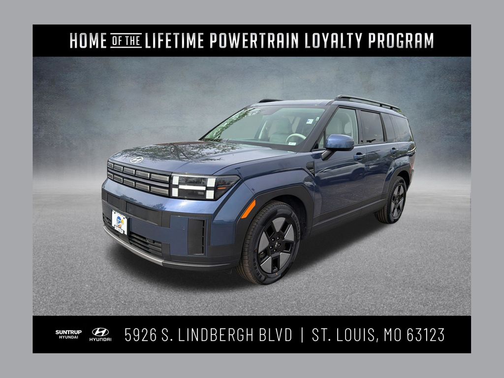 Atlantis Blue 2025 Hyundai Santa Fe Hybrid SEL FWD SUV / Crossover Front-Wheel Drive 6-Speed Automatic