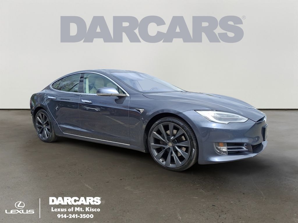 Midnight Silver Metallic 2018 Tesla Model S 100D AWD Sedan All-Wheel Drive 1-Speed Automatic