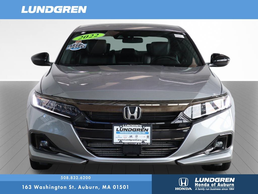 Used 2022 Honda Accord Sport with VIN 1HGCV1F32NA073931 for sale in Auburn, MA