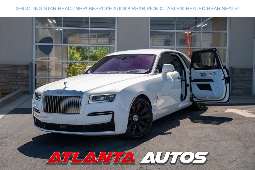Arctic White 2022 Rolls-Royce Ghost AWD Sedan All-Wheel Drive 8-Speed Automatic