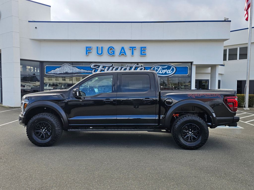 Agate Black Metallic 2026 Ford F-150 Raptor SuperCrew 4WD Pickup Truck Four-Wheel Drive Automatic