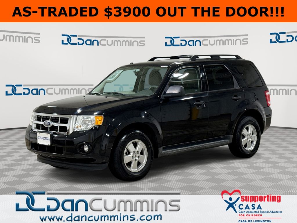Black 2012 Ford Escape XLT AWD SUV / Crossover All-Wheel Drive 6-Speed Automatic