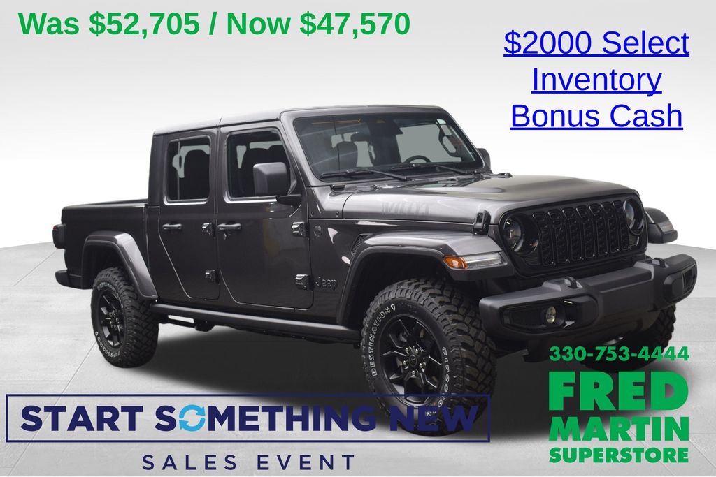 new 2026 Jeep Gladiator car, priced at $47,570