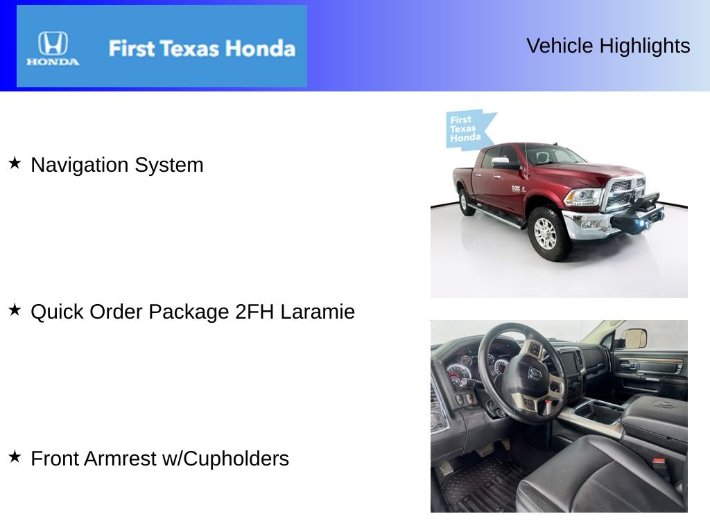 Used Car 2018 Ram 2500  Laramie For Sale Under $60,000 In Austin, Texas