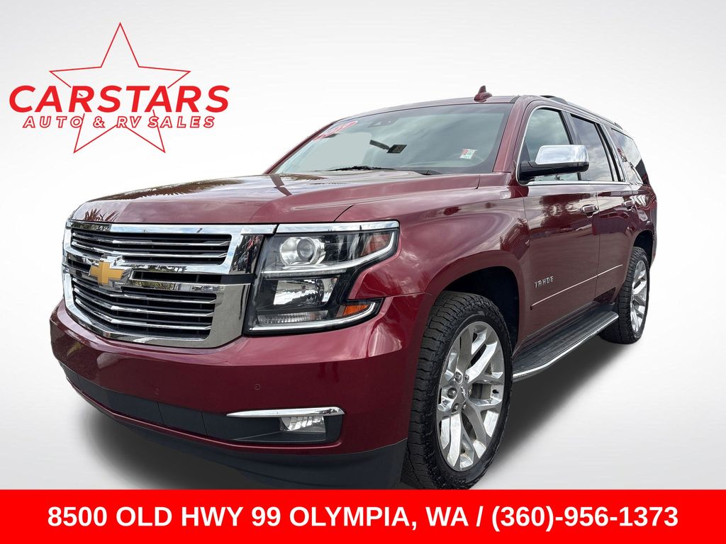 Red 2019 Chevrolet Tahoe Premier 4WD SUV / Crossover Four-Wheel Drive 6-Speed Automatic Overdrive
