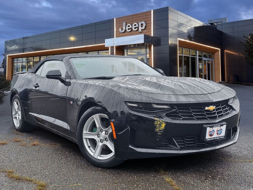 Black 2019 Chevrolet Camaro Convertible Rear-Wheel Drive 8-Speed Automatic