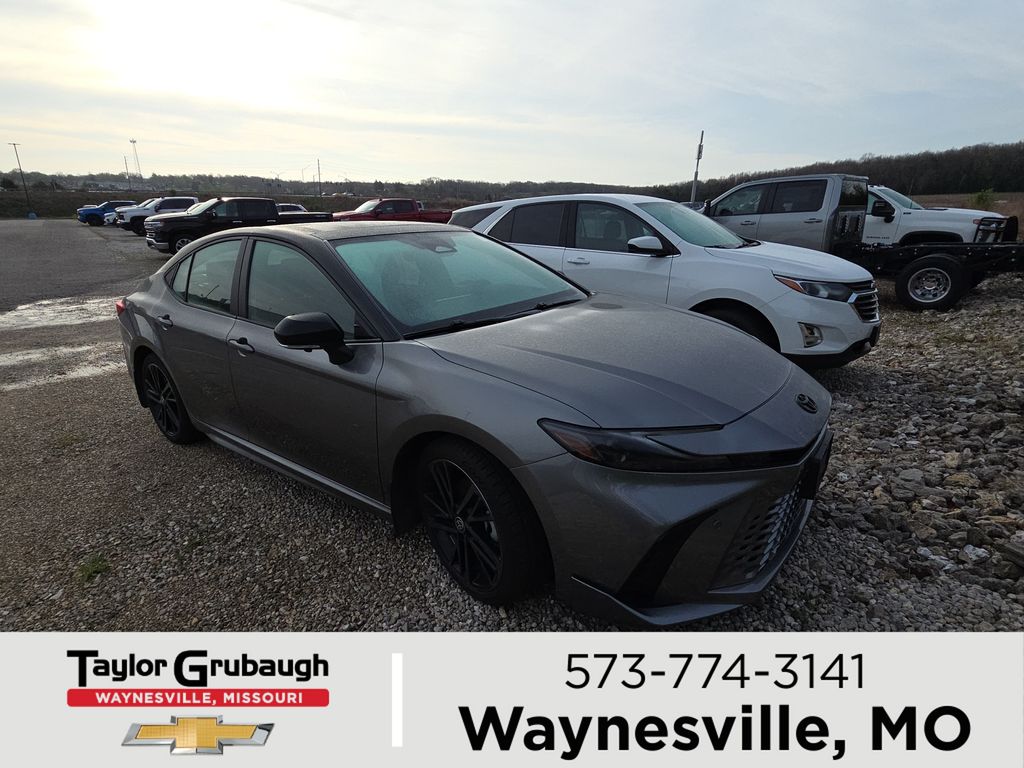 Heavy Metal/Midnight Black Metallic 2025 Toyota Camry Sedan Front-Wheel Drive Continuously Variable Transmission