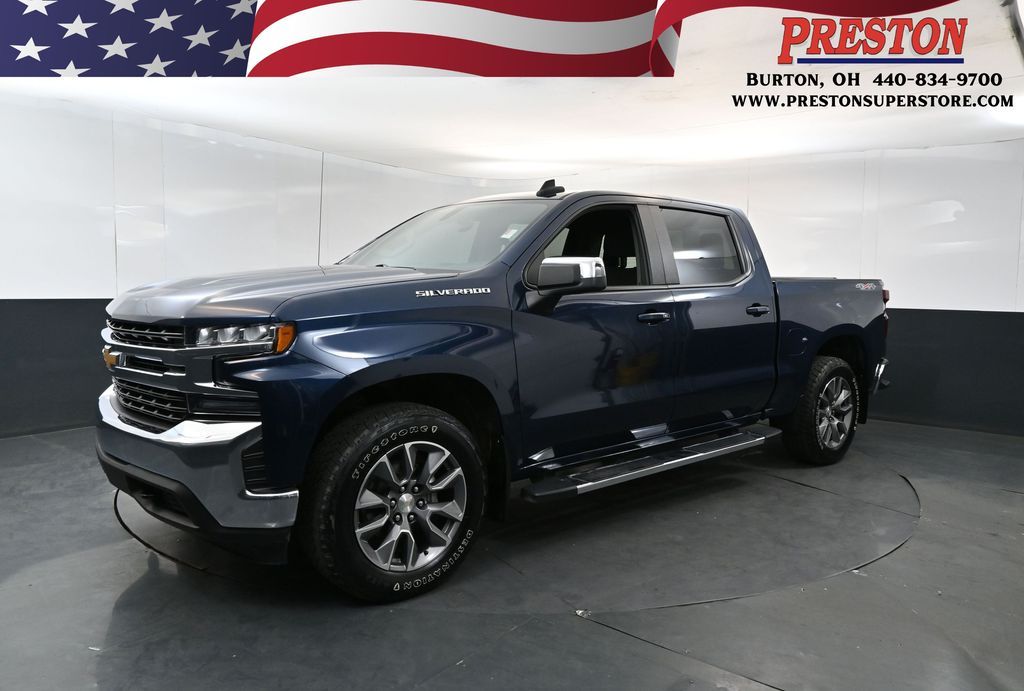 Northsky Blue Metallic 2022 Chevrolet Silverado 1500 Pickup Truck Four-Wheel Drive 8-Speed Automatic