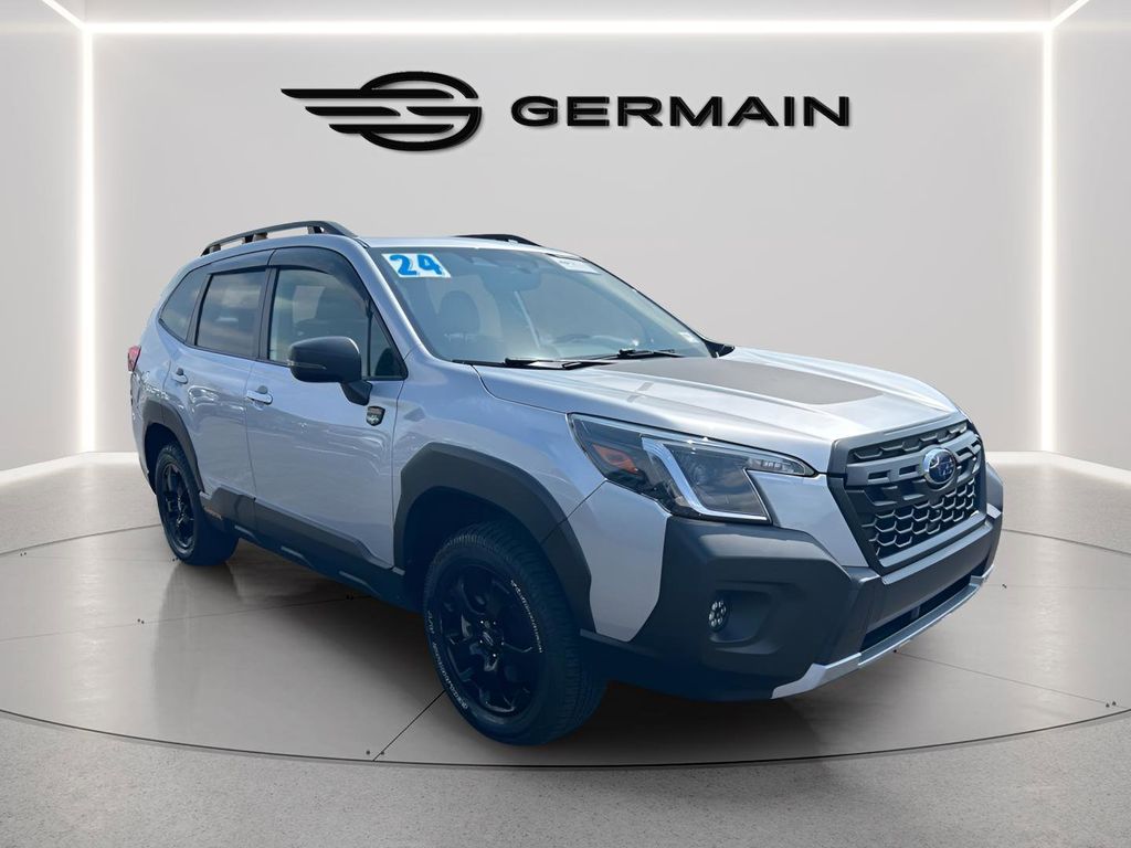 Ice Silver Metallic 2024 Subaru Forester Wilderness Crossover AWD SUV / Crossover All-Wheel Drive Continuously Variable Transmission