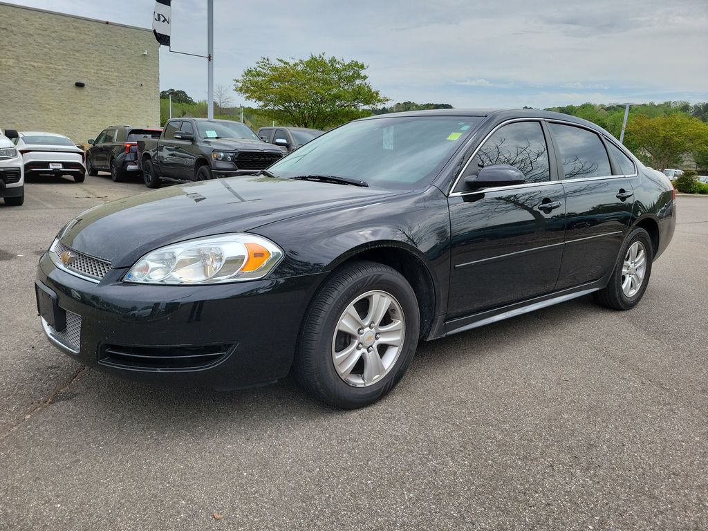 Black 2014 Chevrolet Impala Limited Sedan Front-Wheel Drive 6-Speed Automatic Overdrive