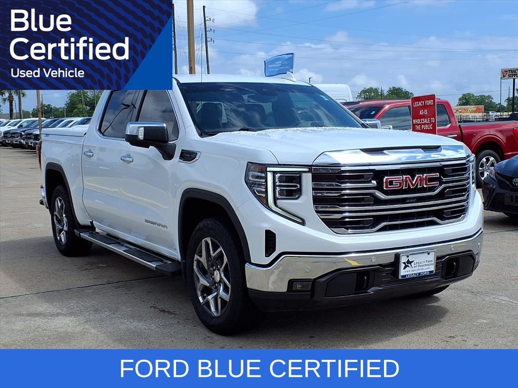 2022 GMC Sierra 1500 SLT White at Classic Chevrolet Galveston