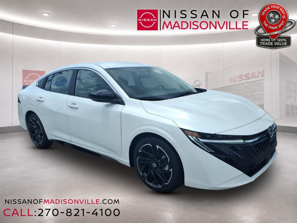 Aspen White Tricoat 2026 Nissan Sentra Sedan Front-Wheel Drive Continuously Variable Transmission