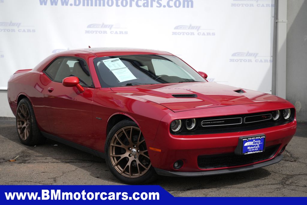 Redline Red Tricoat Pearl 2015 Dodge Challenger R/T Plus RWD Coupe Rear-Wheel Drive 8-Speed Automatic