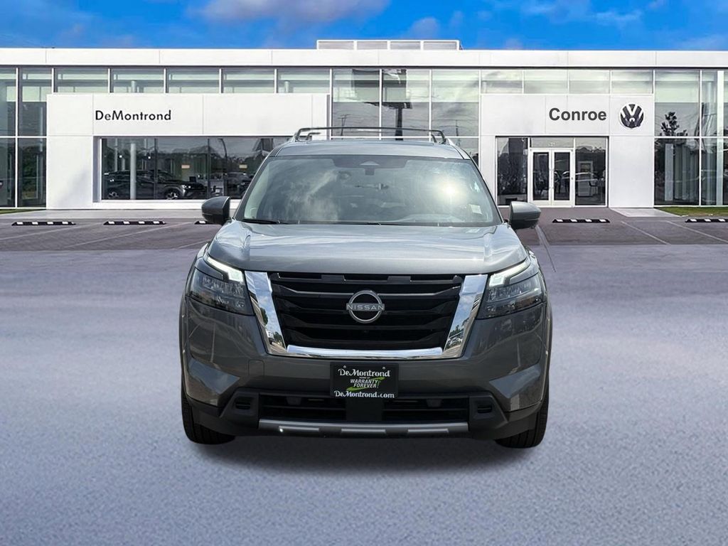 2025 Nissan Pathfinder Platinum Gray at Texan Dodge Chrysler Jeep Ram