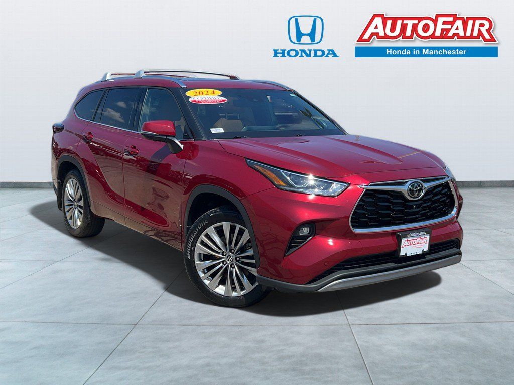 Red (Ruby Flare Pearl) 2024 Toyota Highlander SUV / Crossover All-Wheel Drive 8-Speed Automatic