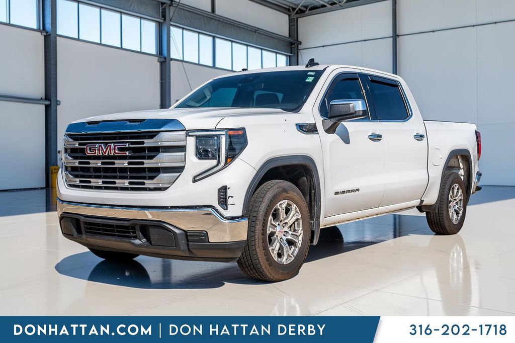 Summit White 2023 GMC Sierra 1500 Pickup Truck 4X2 8-Speed Automatic