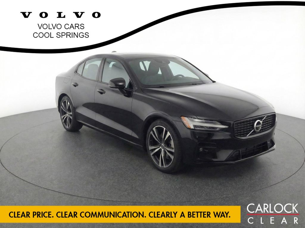 Onyx Black Metallic 2023 Volvo S60 Recharge T8 Plus Black Edition eAWD Sedan All-Wheel Drive Automatic
