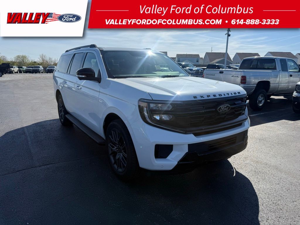 Star White Metallic Tri-Coat 2026 Ford Expedition MAX Platinum 4WD SUV / Crossover Four-Wheel Drive Automatic