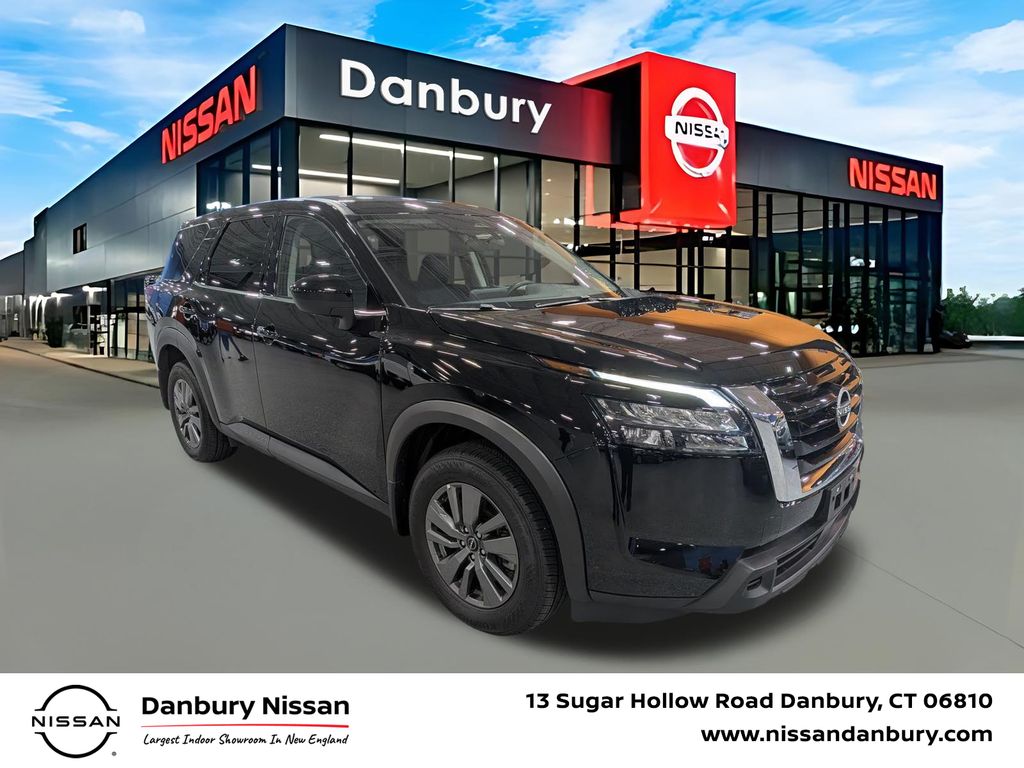 Super Black 2024 Nissan Pathfinder S 4WD SUV / Crossover All-Wheel Drive 9-Speed Automatic