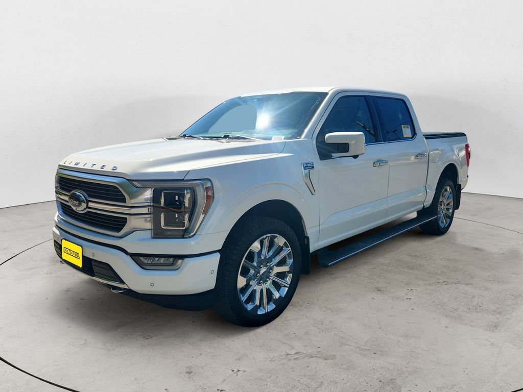 White Metallic 2022 Ford F-150 Pickup Truck Four-Wheel Drive Automatic