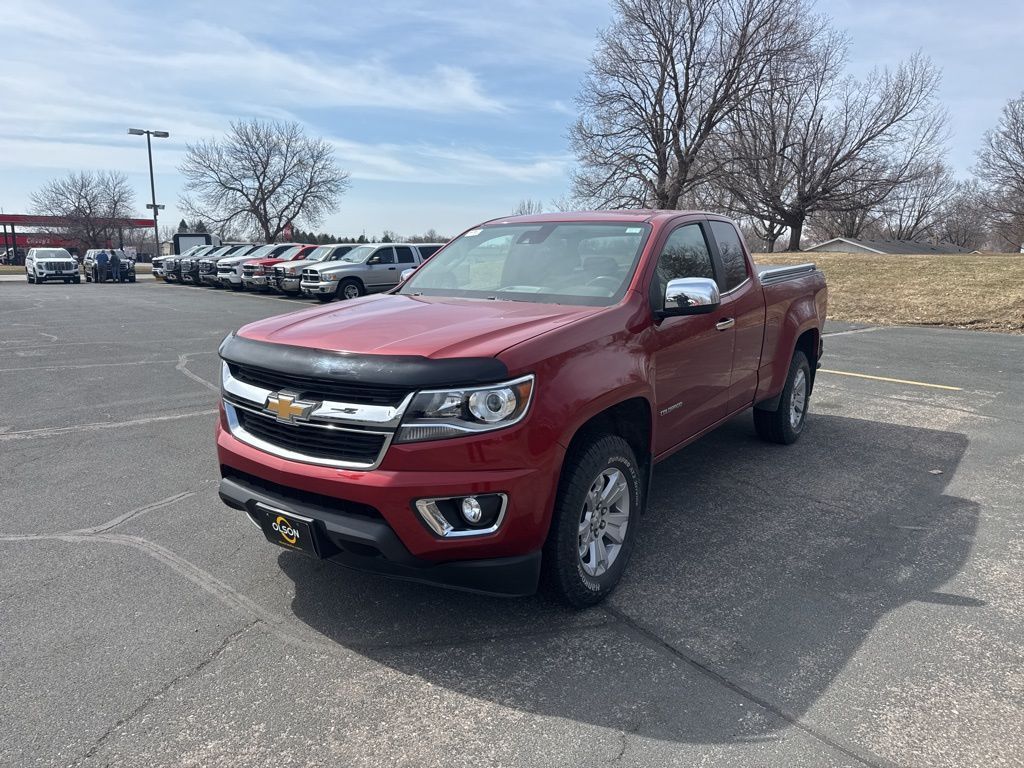 Red Rock Metallic 2015 Chevrolet Colorado LT Extended Cab LB 4WD Pickup Truck Four-Wheel Drive 6-Speed Automatic