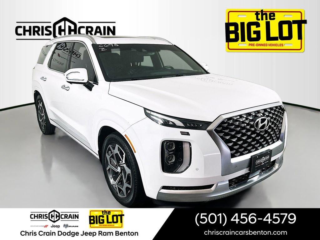 White 2021 Hyundai Palisade SUV / Crossover All-Wheel Drive 8-Speed Automatic