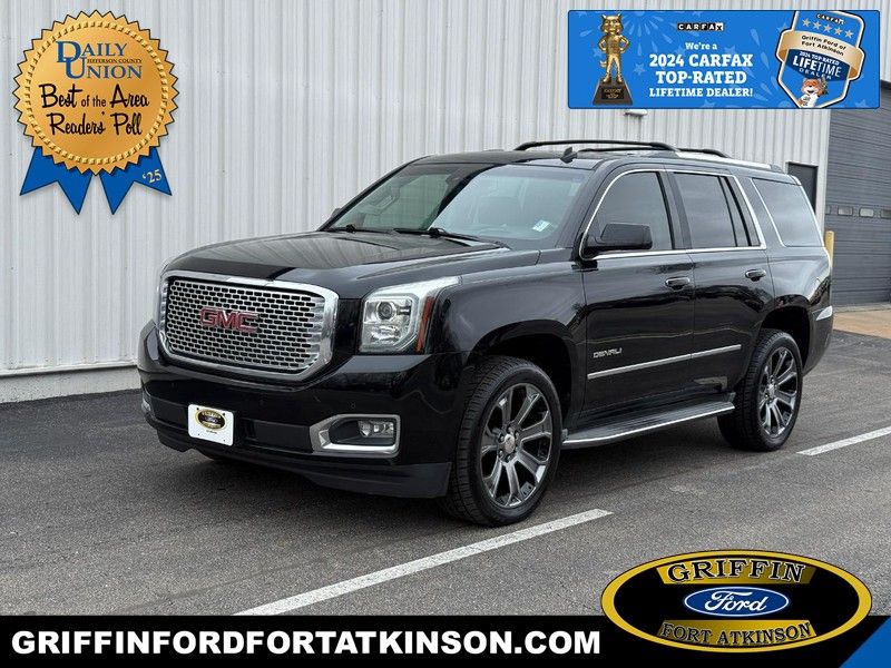 Onyx Black 2015 GMC Yukon Denali 4WD SUV / Crossover Four-Wheel Drive 6-Speed Automatic Overdrive