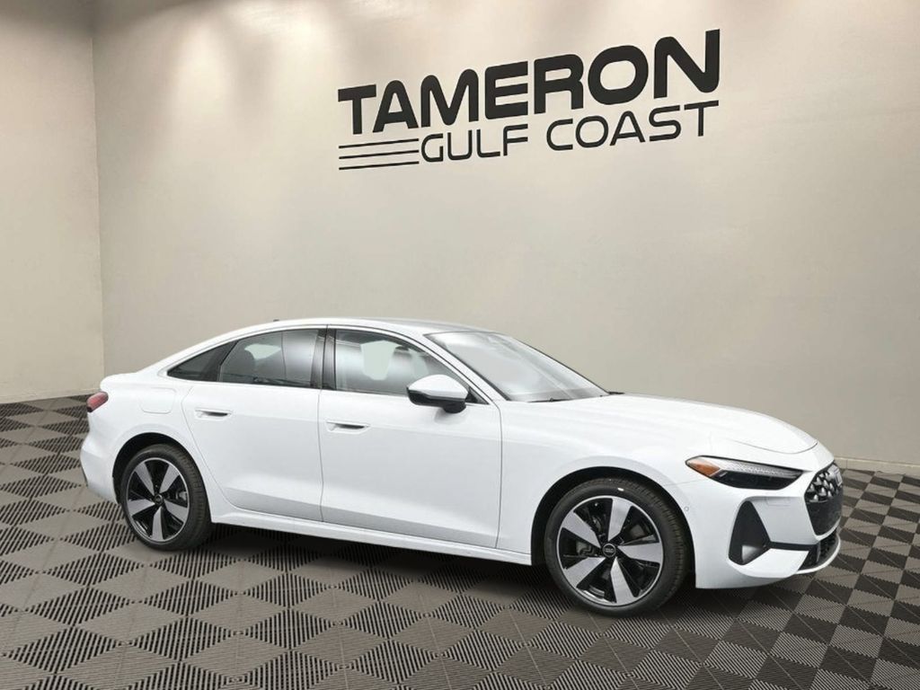 Glacier White Metallic 2025 Audi A5 quattro Premium Plus Sedan Sedan All-Wheel Drive 7-Speed Automatic