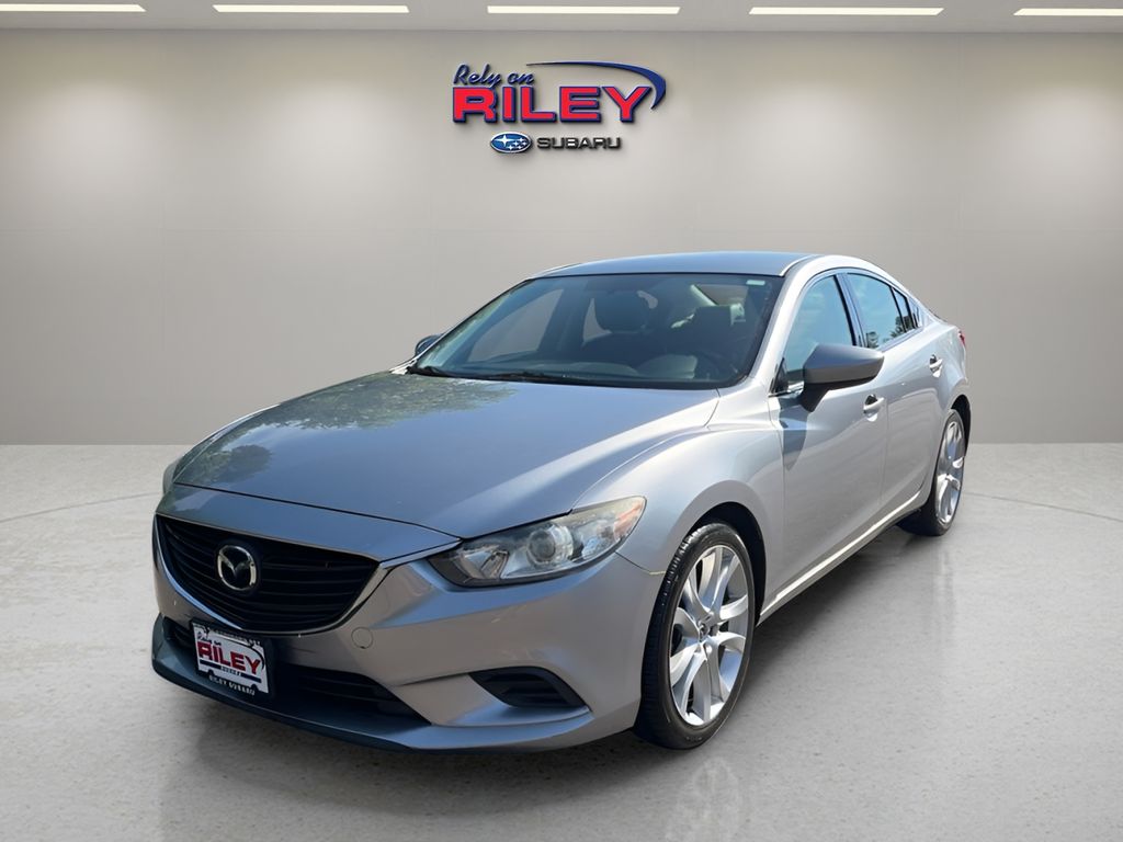 Liquid Silver Metallic 2014 Mazda MAZDA6 Sedan Front-Wheel Drive 6-Speed Automatic