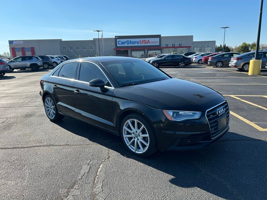 Black Metallic 2015 Audi A3 2.0T quattro Premium Plus Sedan AWD Sedan All-Wheel Drive 6-Speed Automatic