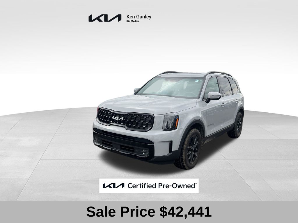 Gray 2024 Kia Telluride SX X-Pro AWD SUV / Crossover All-Wheel Drive 8-Speed Automatic