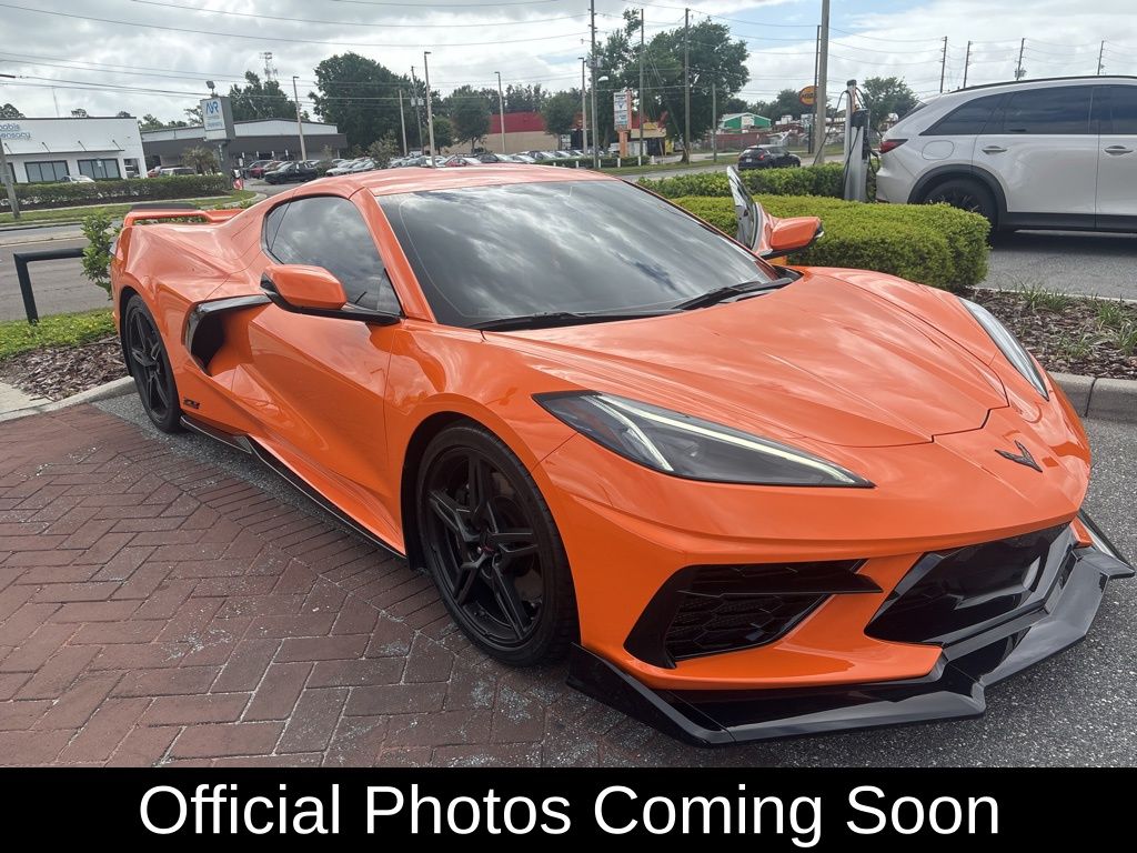 Amplify Orange Tintcoat 2023 Chevrolet Corvette Stingray 1LT Coupe RWD Coupe Rear-Wheel Drive 8-Speed Dual Clutch