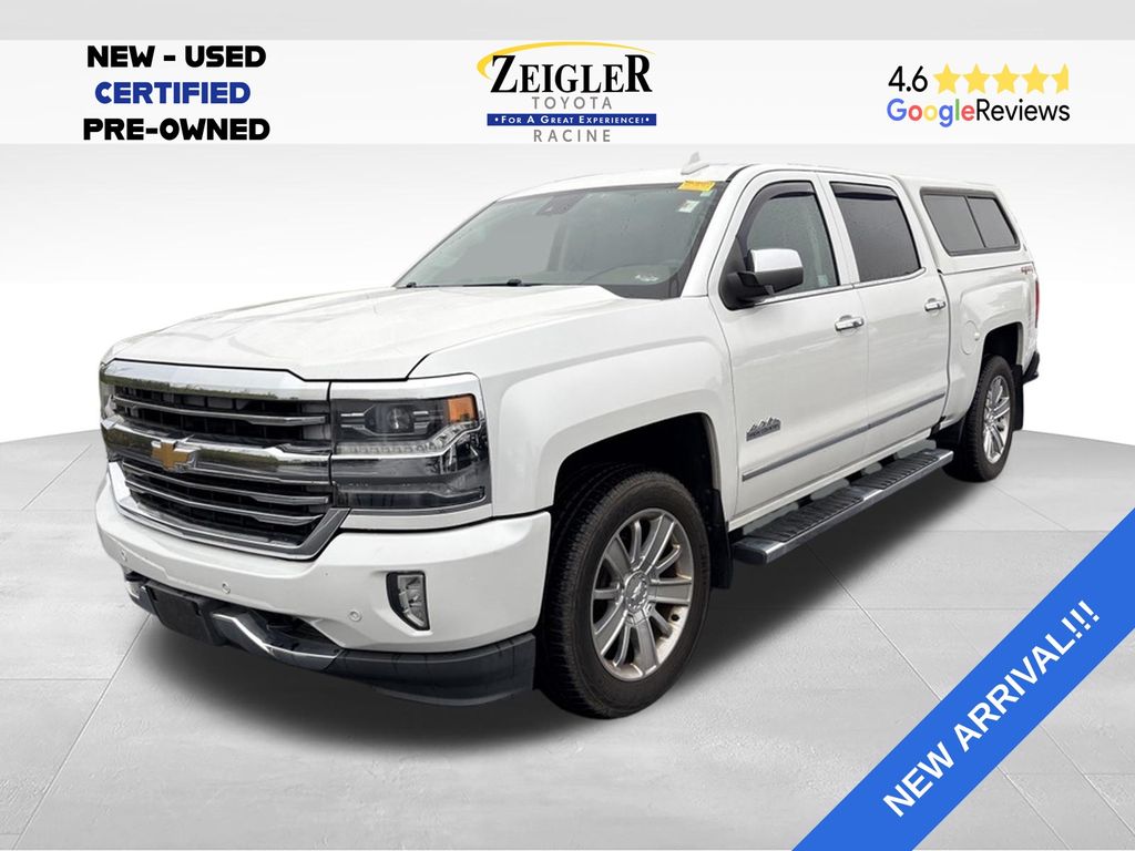 White (Iridescent Pearl Tricoat) 2016 Chevrolet Silverado 1500 Pickup Truck Four-Wheel Drive 8-Speed Automatic Overdrive