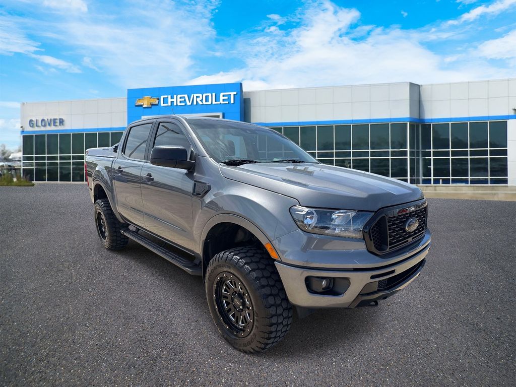 Gray Metallic 2022 Ford Ranger XLT SuperCrew 4WD Pickup Truck Four-Wheel Drive Automatic