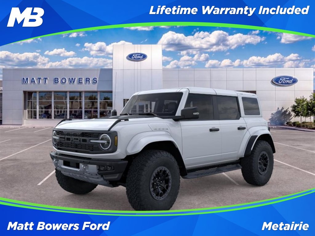 Oxford White 2025 Ford Bronco Raptor SUV / Crossover Four-Wheel Drive Automatic
