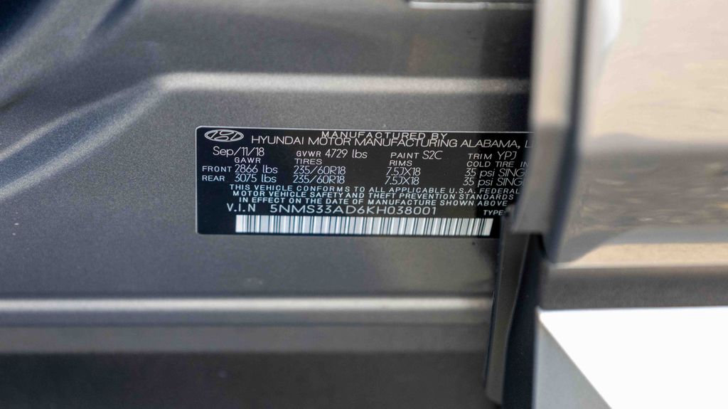 Used 2019 Hyundai Santa Fe SEL 4D Sport Utility