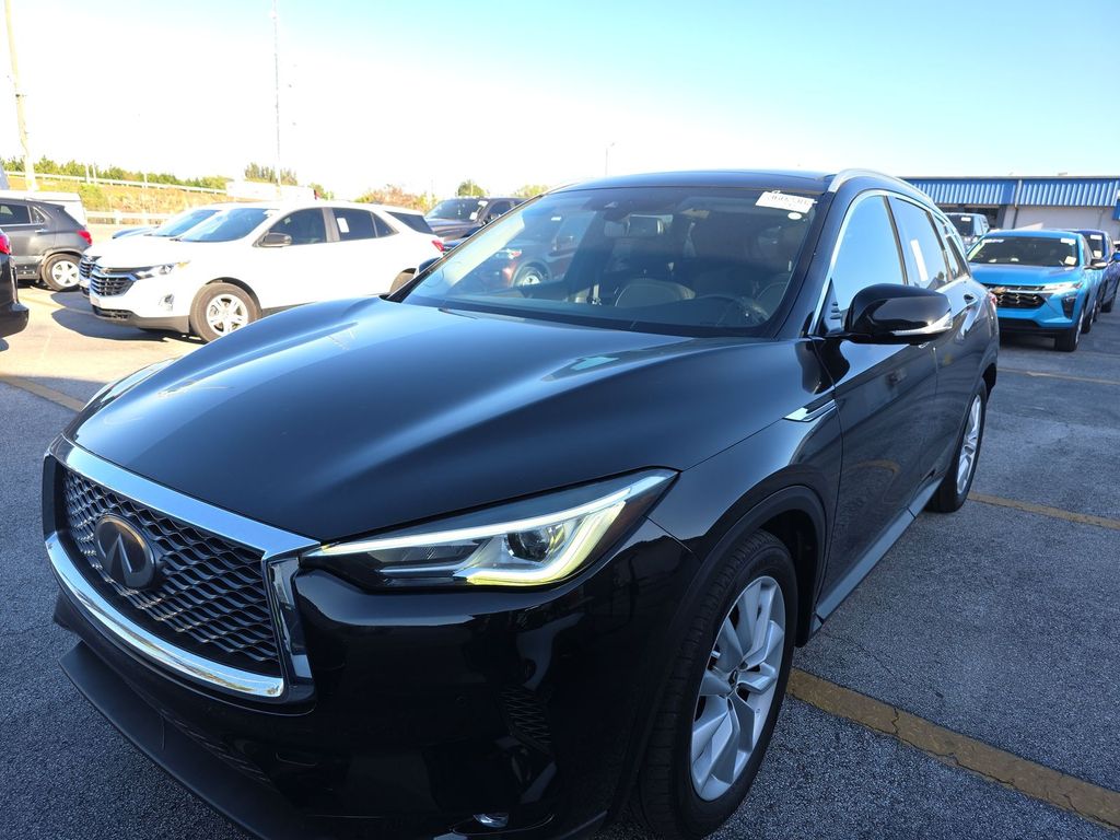 Eclipse Black 2019 INFINITI QX50 Essential FWD SUV / Crossover Front-Wheel Drive Continuously Variable Transmission