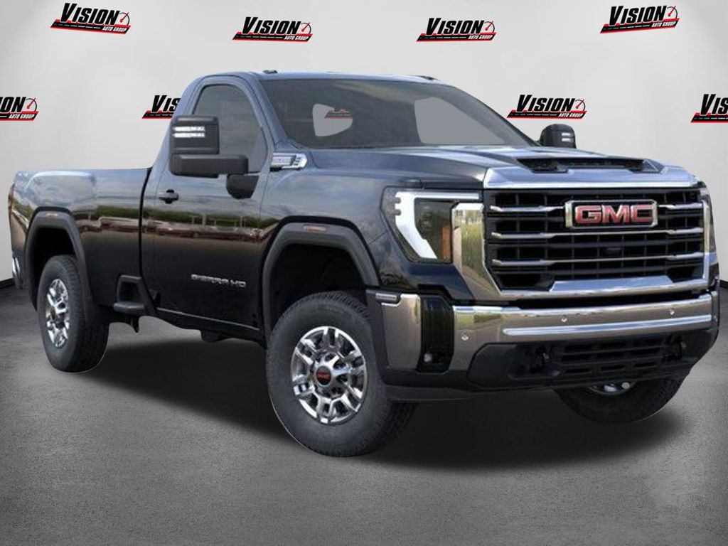 Onyx Black 2025 GMC Sierra 2500HD Pickup Truck Four-Wheel Drive Automatic