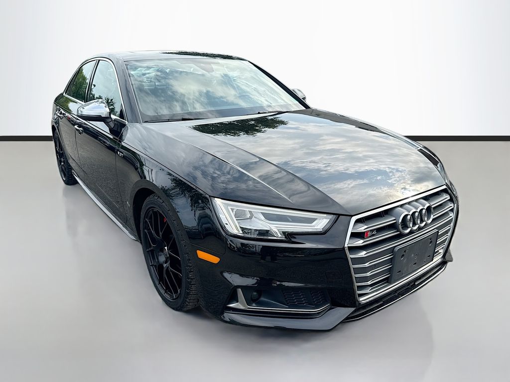 Mythos Black Metallic 2018 Audi S4 Sedan All-Wheel Drive 8-Speed Automatic