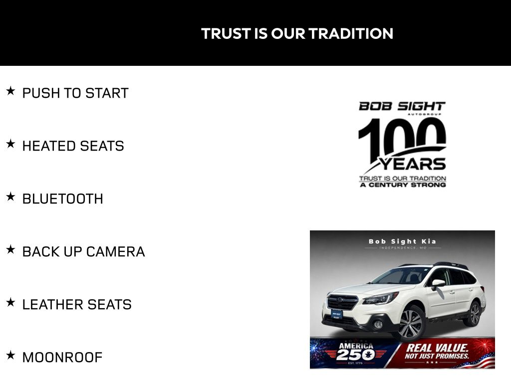 Used 2018 Subaru Outback Limited with VIN 4S4BSANC3J3275224 for sale in Kansas City
