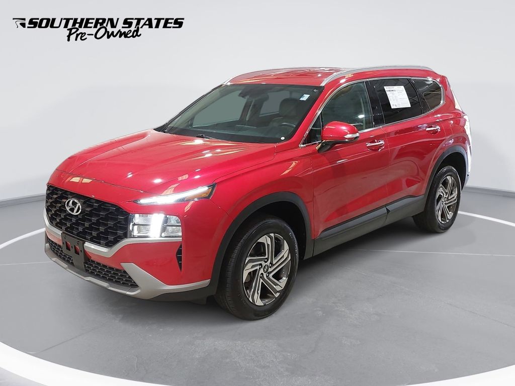 Calypso Red 2023 Hyundai Santa Fe SEL AWD SUV / Crossover All-Wheel Drive 8-Speed Automatic