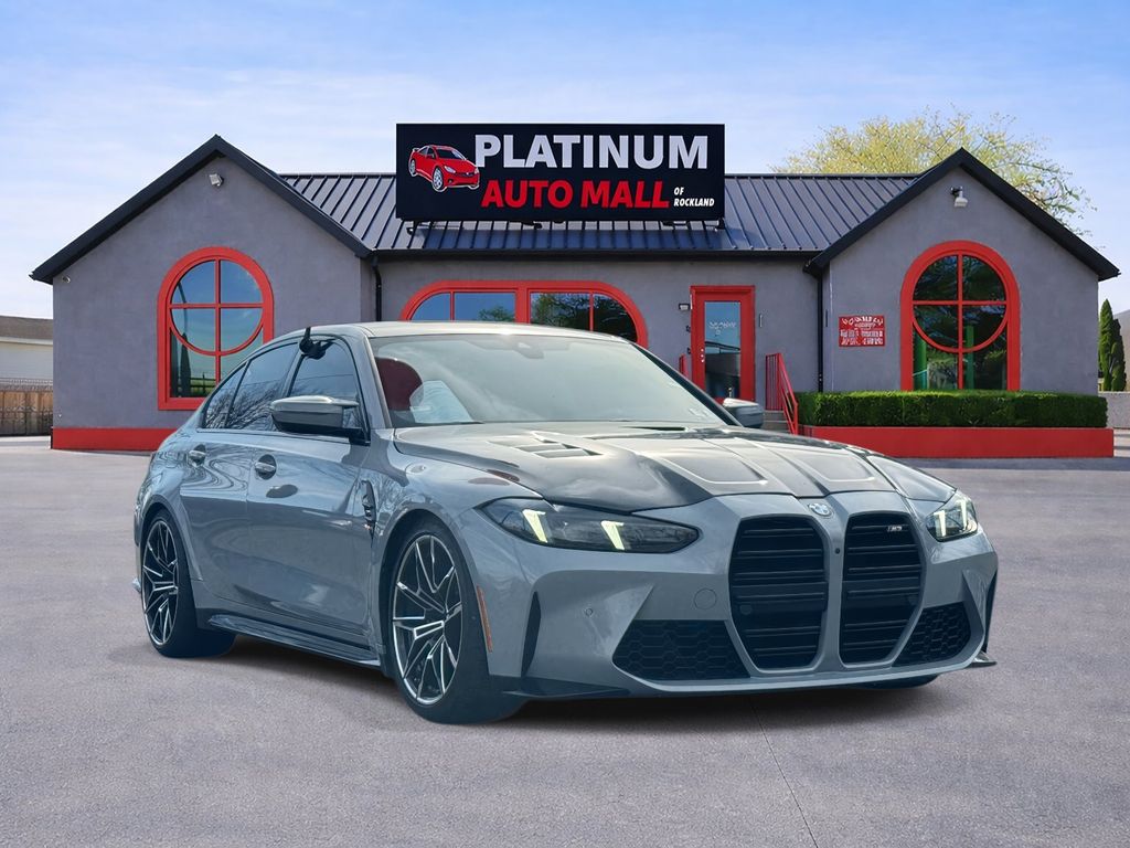 Gray (Brooklyn Grey Metallic) 2025 BMW M3 RWD Sedan Rear-Wheel Drive 6-Speed Manual